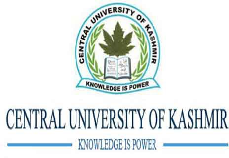 CENTRAL UNIVERSITY OF KASHMIR